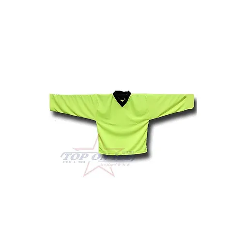 Trainingstrikot Steel Neon-Gelb Eishockey Jersey – Größe M - Hochwertiges Eishockey Jersey in Neon-Gelb für unisex Sportler. Ideal für Training und Spiele, sorgt für Sichtbarkeit auf dem Eis.