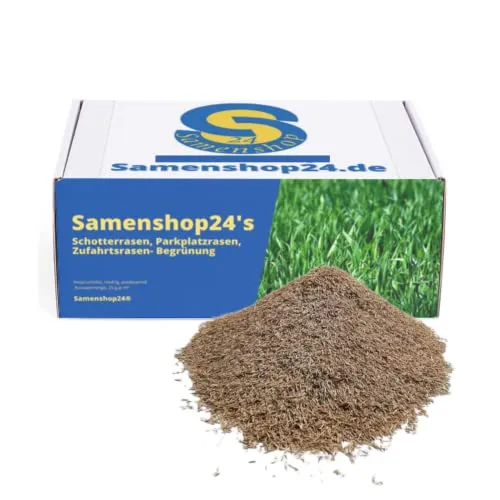 Samenshop24® DSV 530 Schotterrasen, Parkplatzrasen, Zufahrtsrasen- Begrünung (10 kg)