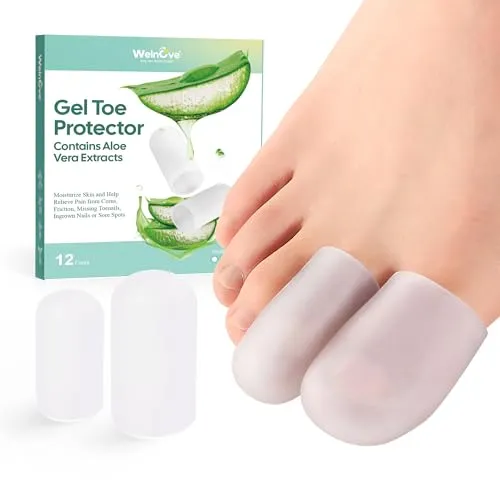Welnove Gel-Zehenkappe und Zehenschutz