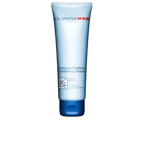ClarinsMen Exfoliating Cleanser Schaum - Peeling 125 ml - Effektiver Gesichtsreiniger für Männer, 125 ml. Entfernt Unreinheiten und sorgt für eine frische und gepflegte Haut. Ideal für die tägliche Anwendung und speziell für die Bedürfnisse der Männerhaut entwickelt.
