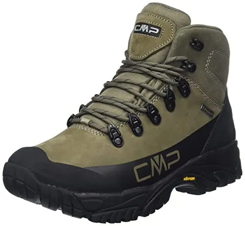CMP Herren Trekkinghalbschuhe DHENIEB TREKKING SHOE WP - Wanderschuhe mit hochwertigem Nubuk und Wildleder, bieten optimale thermische Isolierung und Wasserdichte für maximalen Komfort beim Trekking.