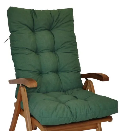 Produktbild Rattani Hochlehnerauflage Sylva 120x50 cm dunkelgrün