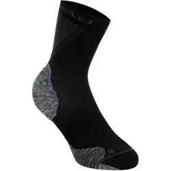 Odlo Ceramicool Run Crew Laufsocken-Schwarz, Größe 45-47