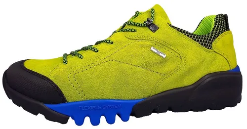 Lugina Schuhfabrik H-Fritz Größe 44 EU Grün - Wanderschuhe in Größe 44 EU, robustes Leder-Design für Sport und Wandern, ideal für alle Jahreszeiten und Sportarten, mit Schnürung für optimalen Sitz und modernem Sneaker-Look.