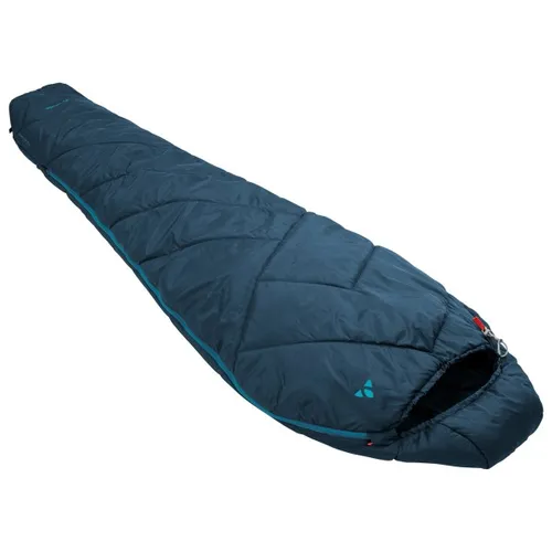 VAUDE Sioux 400 II Syn - Kunstfaser-Schlafsack short rechts - Kunstfaserschlafsack für Trekking und Hüttentouren, mit hervorragender Isolation und schnelltrocknendem Material, ideal für gemäßigte Klimazonen.