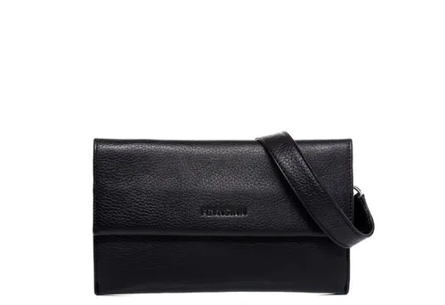 FEYNSINN Umhängetasche NEA - Echt Leder, Schwarz - Hochwertige Umhängetasche aus echtem Leder von FEYNSINN. Vielseitig wandelbar zwischen Crossbody und Clutch – ideal für Tag und Nacht!