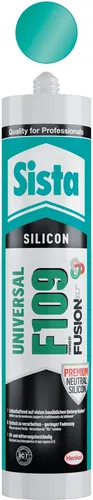 Sista Silikon F109 Fusion Universal Kartusche=300ml transparent