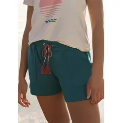 VIVANCE Damen Sweatshorts - Sport-Jogginghosen für Damen mit lässigem Look, Tunnelzug und farbenfrohen Kordeln für optimalen Komfort und Stil.