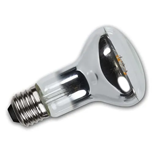 Star Trading E27 LED-Reflektorstrahler R63, 4W, warmweiß, 230V, 300lm, 230V, Leuchtwinkel 180°, Klarglas-Leuchtkörper, Filament LED, dimmbar