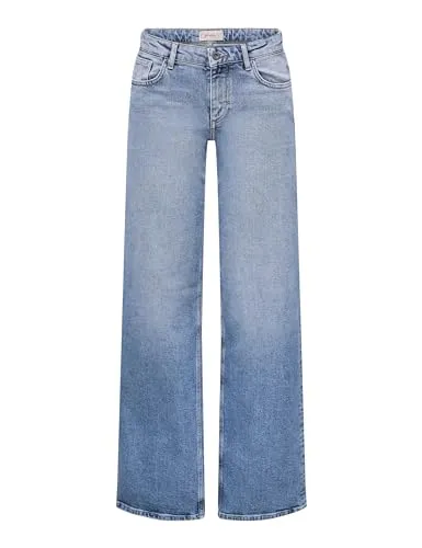 ONLY Loose-fit-Jeans Juicy - Bequeme Jeans im Loose-fit-Stil, ideal für lässige Outfits. Hergestellt aus 99% Baumwolle für hohen Tragekomfort und in modernem blue denim.