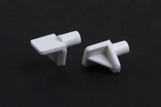 Stück Bodenträger Regalbodenträger Winkelbodenträger, Kunststoff, braun, Durchmesser 5mm 16