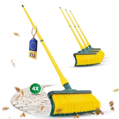 Novaliv Krallenbesen Set 30 cm mit Teleskopstiel von Novaliv