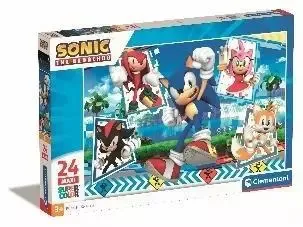 Puzzle 24 Maxi Super Sonic Clementoni 8005125285266