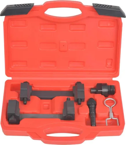 vidaXL Motor Einstellwerkzeug Set für VAG 2,4 & 3,2 FSI - Nockenwellenwerkzeuge für präzise Motoreinstellung, inklusive hochwertigem Koffer für einfachen Transport und optimale Handhabung.