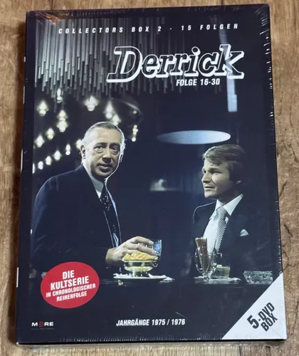 Derrick - Collector's Box 2 [5 DVDs] - Sammlung von 5 DVDs der Kultserie Derrick, ideal für Fans und Sammler, freigegeben ab 12 Jahren.