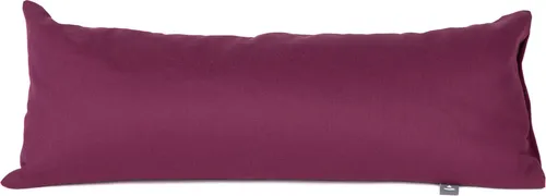Bodhi Lagerungskissen Dinkel aubergine | 20x60 cm in rot von Bodhi