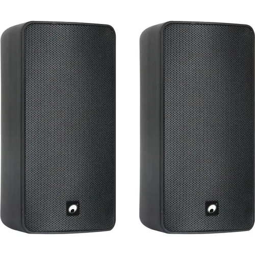 OMNITRONIC ODP-206T Installationslautsprecher 100V schwarz 2x - PA-Lautsprecher mit passivem Design, ideal für professionelle Installationen und hochqualitative Klangübertragung in großen Räumen.