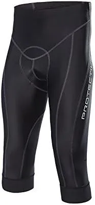 Protective Herren Hose Sequence 3/4 Leggins P-Tec Fahrrad Bundhose, Schwarz, XS