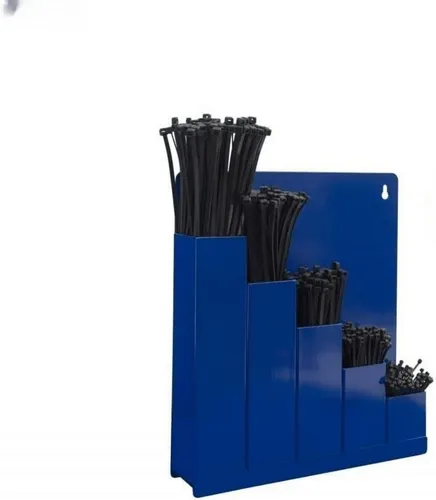 HORZEFIX Wandhalter Wandhalter Ordnungsbox Kabelbinderset 5x 100 Stück, (Kabelbinderset), inkl. 2x Dübel + 2 Schrauben