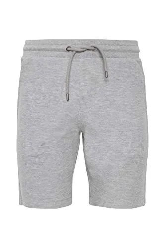 !Solid Robson Herren Sweatshorts Kurze Hose Jogginghose mit Kordelzug Regular Fit, Größe:XL, Farbe:Light Grey Melange (1541011)