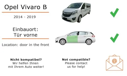 Lautsprecher Boxen Einbaupaket für JBL Club3 64C kompatibel mit Opel Vivaro B vorne | 2X Tief-Mitteltöner 2X Hochtöner