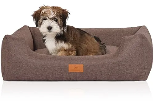 Knuffelwuff Hundebett Lotte in braun von Knuffelwuff