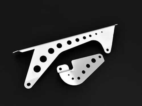 IBEX 10000957 Kettenschutz - Kettenschutz für BMW F 650 GS / F 650 S Dakar (2000-2007), aus geschliffenem Edelstahl für stilvolle Optik und einfache Montage.