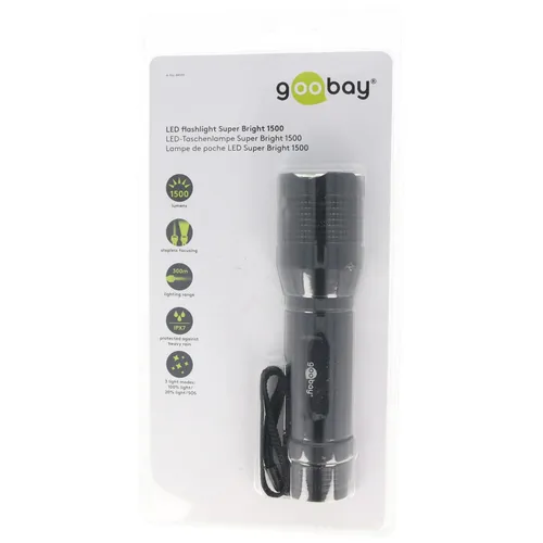 Goobay LED-Taschenlampe Super Bright 1500