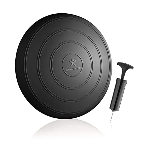 BODYMATE Ballsitzkissen COMFORT inkl. Pumpe SCHWARZ 33cm Durchmesser
