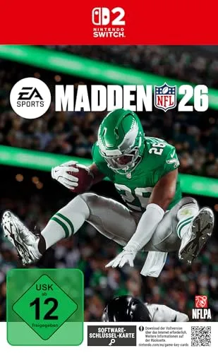 Madden NFL 2026 - Switch 2 - Football-Spiel für die Switch 2 mit realistischen QB-Bewegungen, dynamischem Wetter und strategischen Trainervorschlägen – erlebe explosive NFL-Action wie nie zuvor!