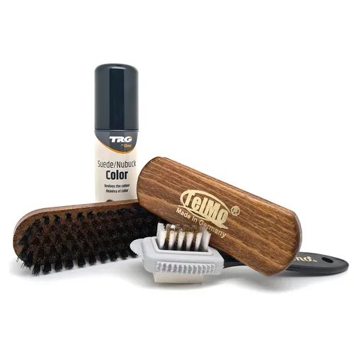 Schuhpflegeset für Rauleder, Starterset für Wild-, Velour-, Rau- und Nubukleder