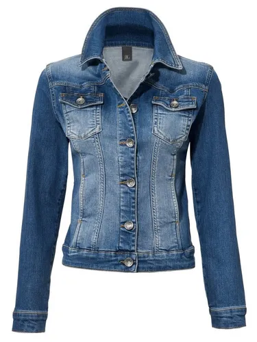 Heine Jeansjacke in Blau - Größe 40 - Moderne Jeansjacke mit schmalem Schnitt, Knopfleiste und praktischen Taschen. Ideal für lässige Outfits und vielseitig kombinierbar.