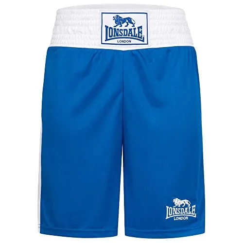 Produktbild Lonsdale Herren Sport Shorts Amateur Boxing Trunks blau (Blau) Medium