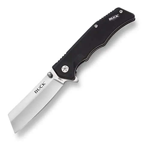 Buck Knives 252 Trunk Faltbare Liner Lock Taschenmesser Hackmesser (schwarz)