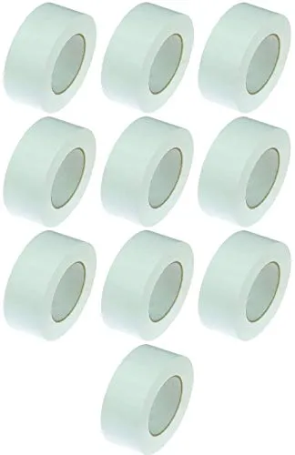 Rollen Gewebeband 50 m x 48 mm weiss - Panzerband Steinband Gaffa Tape Reparaturband 10