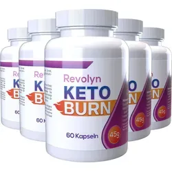 Revolyn Keto Burn - 300 Kapseln (5 x 60 Kapseln) - 5er Pack