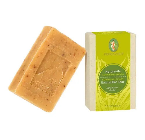 Primavera Handseife Lemongras Ingwer - Naturseife 100g