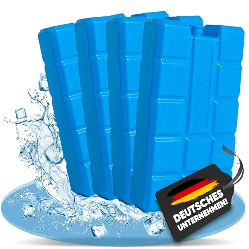 NEMT Kühlakkus Kühlelemente für Kühltasche oder Kühlbox je 200ml 12 h Kühlpack 4