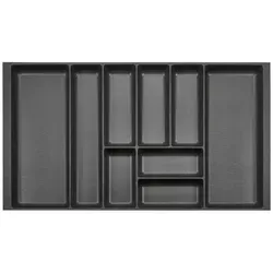 SO-TECH® Besteckeinsatz Orga-Box 2 silbergrau von SO-TECH