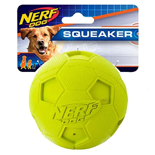 Nerf Dog Quietschball-Spielzeug, groß, grün, 10,2 cm