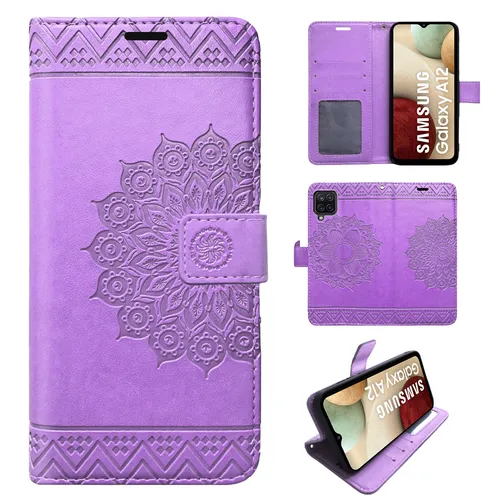 Hülle für Samsung Galaxy A12 Handy Tasche Case Flip Cover Etui Wallet Handyhülle