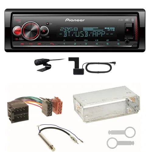 Pioneer MVH-S520DAB Digitalradio Einbauset für Golf 4, Passat 3B, Polo 6N, Lupo