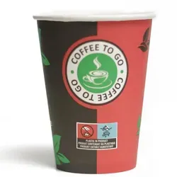 Commerline 16oz/480ml Ø90mm Kaffeebecher to Go 50 Stück Pappbecher