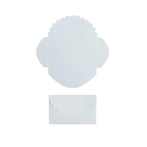 Ideen mit Herz Mini-Umschläge, 100 Stück | kleine Umschläge, Kuvert, Schmuckumschläge für Gutscheine, Geldgeschenke, Geburtstag, Hochzeit, Jubiläum, Muttertag, Valentinstag | (blau, 2,9 x 4,6 cm)