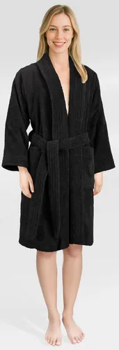 Hammetex Unisex Bademantel aus 100% Baumwolle