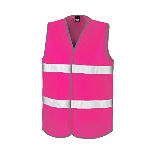 Safe-Guard Westen Warnweste Rosa Fluorescent Pink XXL/3XL