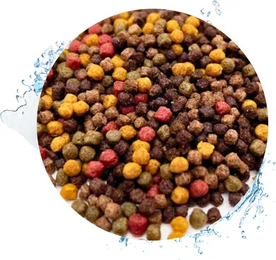 WTS Koifutter 10-Sorten Mix mit Spirulina & Paprika - 5 kg 3 mm - WTS | Koifutter 10-Sorten Mix mit Spirulina & Paprika für eine farbenfrohe Koi-Pflege. Hochwertiges Futter für die gesamte Saison, schmackhaft und gut verdaulich, ideal für gesundes Wachstum und lebendige Farben.