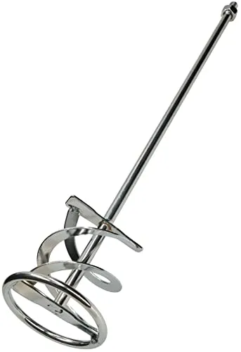 KOTARBAU® Mörtelrührer Spiralmischer 120 mm M14 Gewinde für Zement Putz Gips Farben Rührkorb Wendelrührer Rondenrührer Farbrührer Rührquirl Gipsrührer