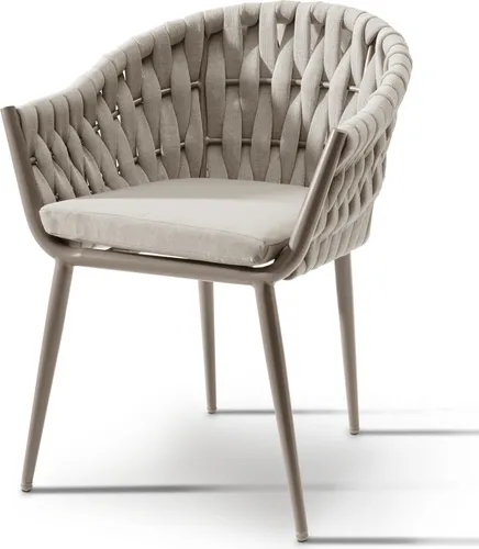 Destiny Gartensessel MOLINO mit Polster, 61 x 59 x 81 cm in beige von Destiny