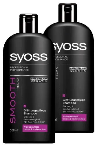 Syoss Shampoo Smooth Relax 2er Pack (2 x 500 ml) von Syoss